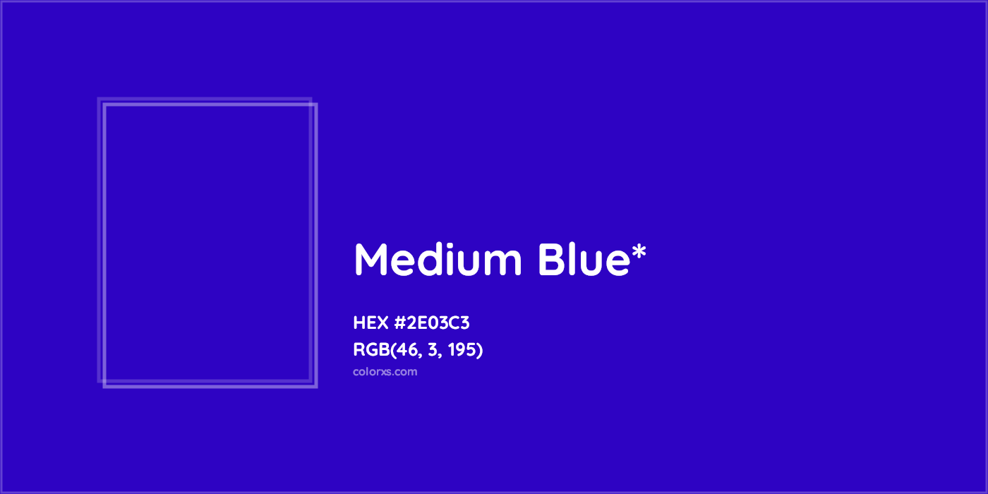 HEX #2E03C3 Color Name, Color Code, Palettes, Similar Paints, Images