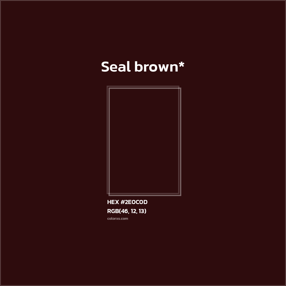 HEX #2E0C0D Color Name, Color Code, Palettes, Similar Paints, Images