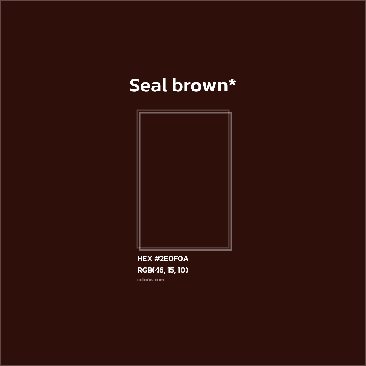 HEX #2E0F0A Color Name, Color Code, Palettes, Similar Paints, Images