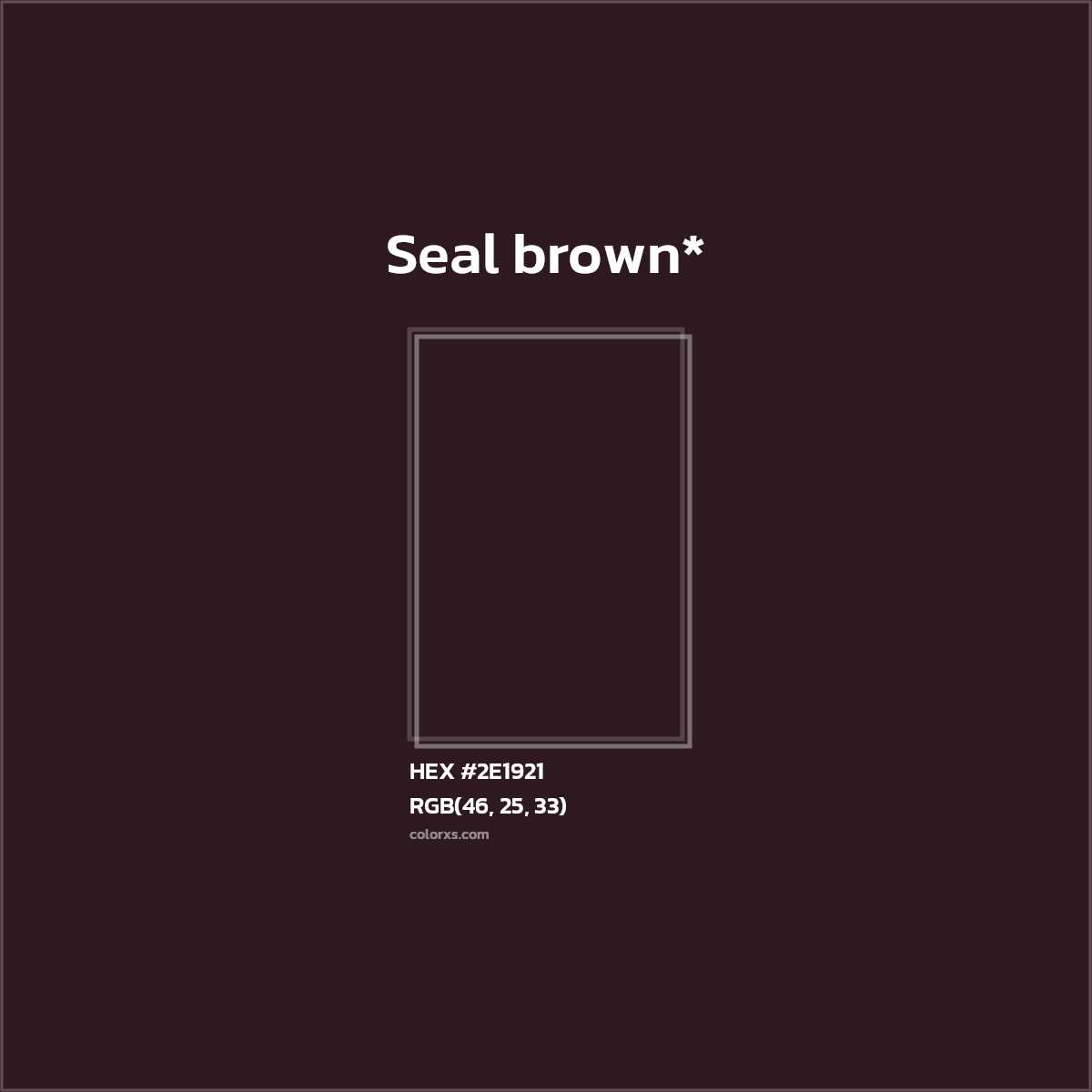 HEX #2E1921 Color Name, Color Code, Palettes, Similar Paints, Images