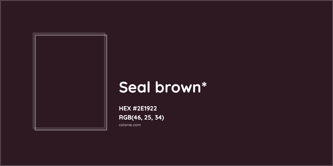 HEX #2E1922 Color Name, Color Code, Palettes, Similar Paints, Images