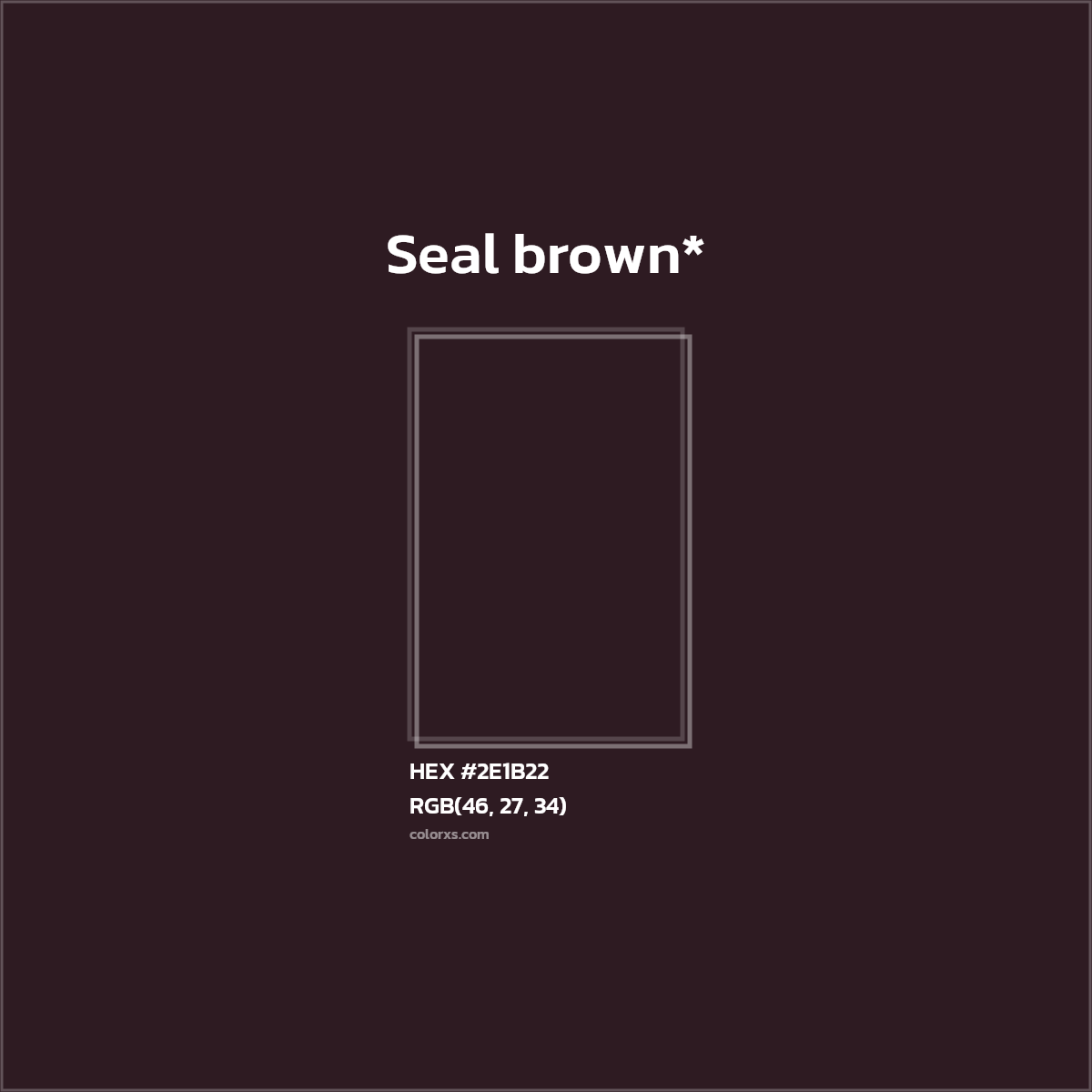 HEX #2E1B22 Color Name, Color Code, Palettes, Similar Paints, Images