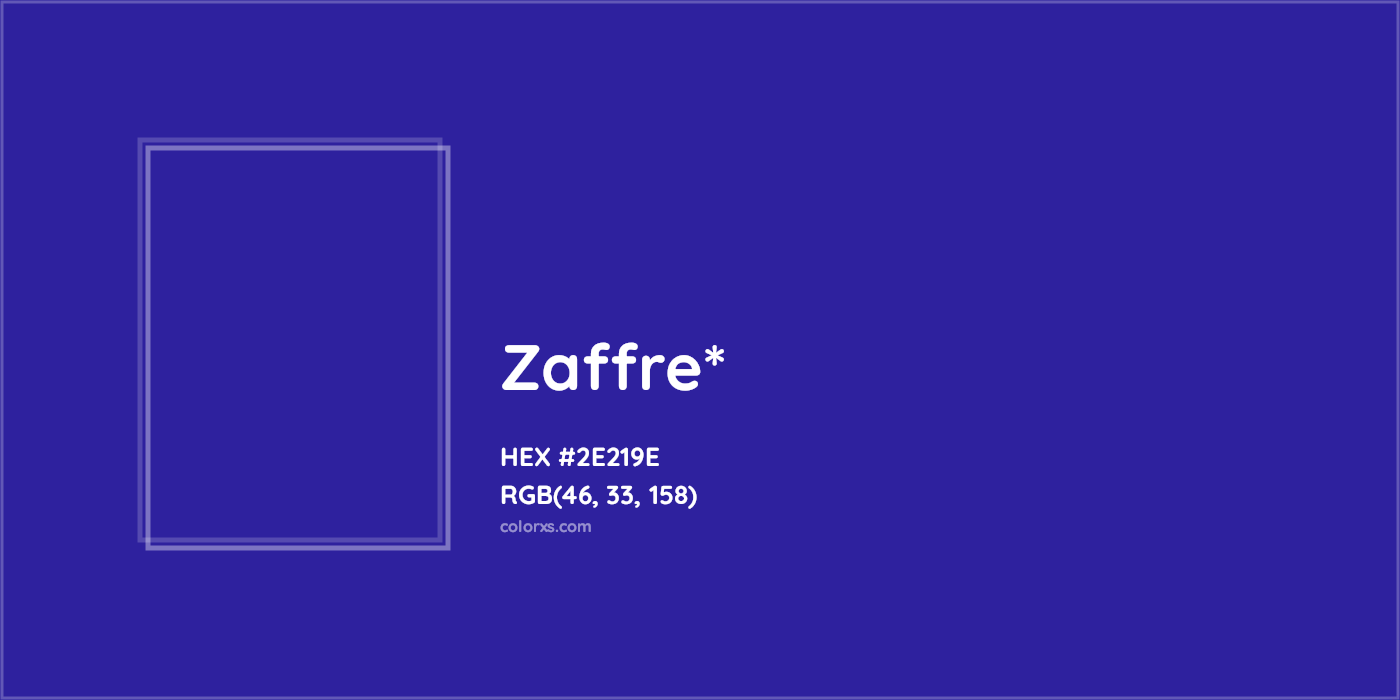 HEX #2E219E Color Name, Color Code, Palettes, Similar Paints, Images