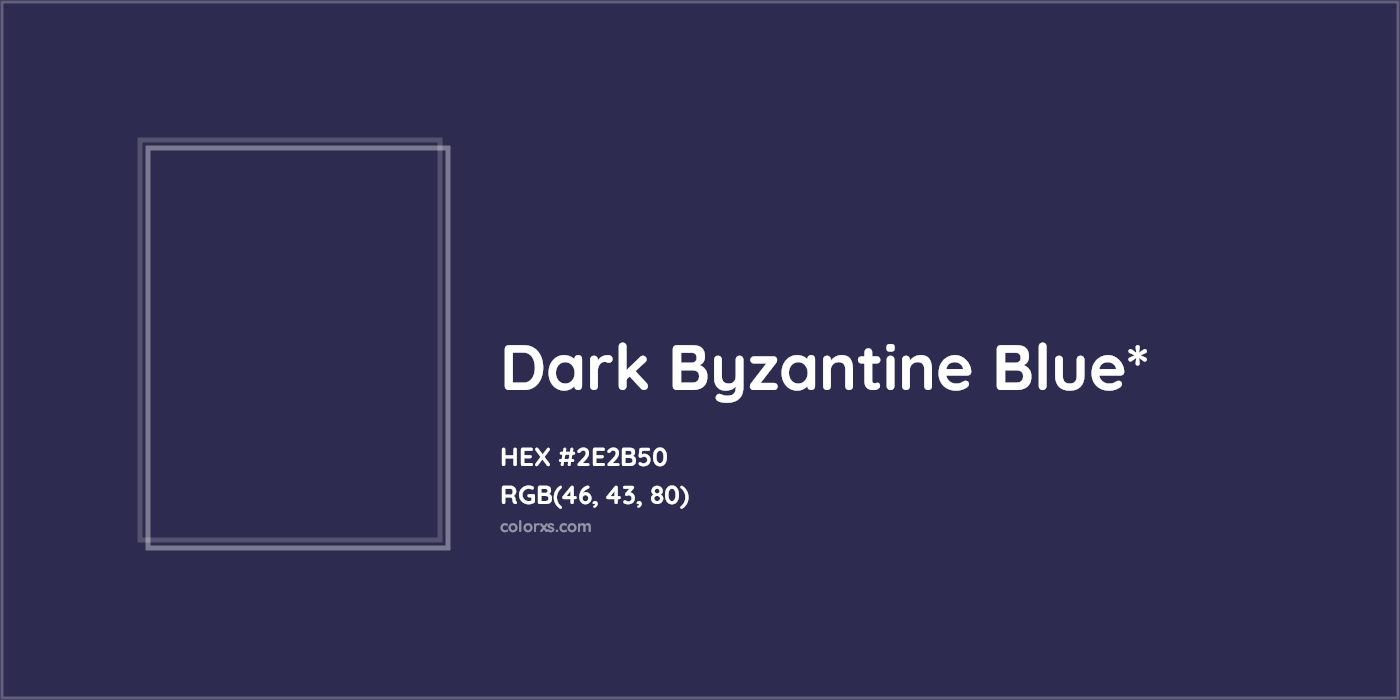 HEX #2E2B50 Color Name, Color Code, Palettes, Similar Paints, Images