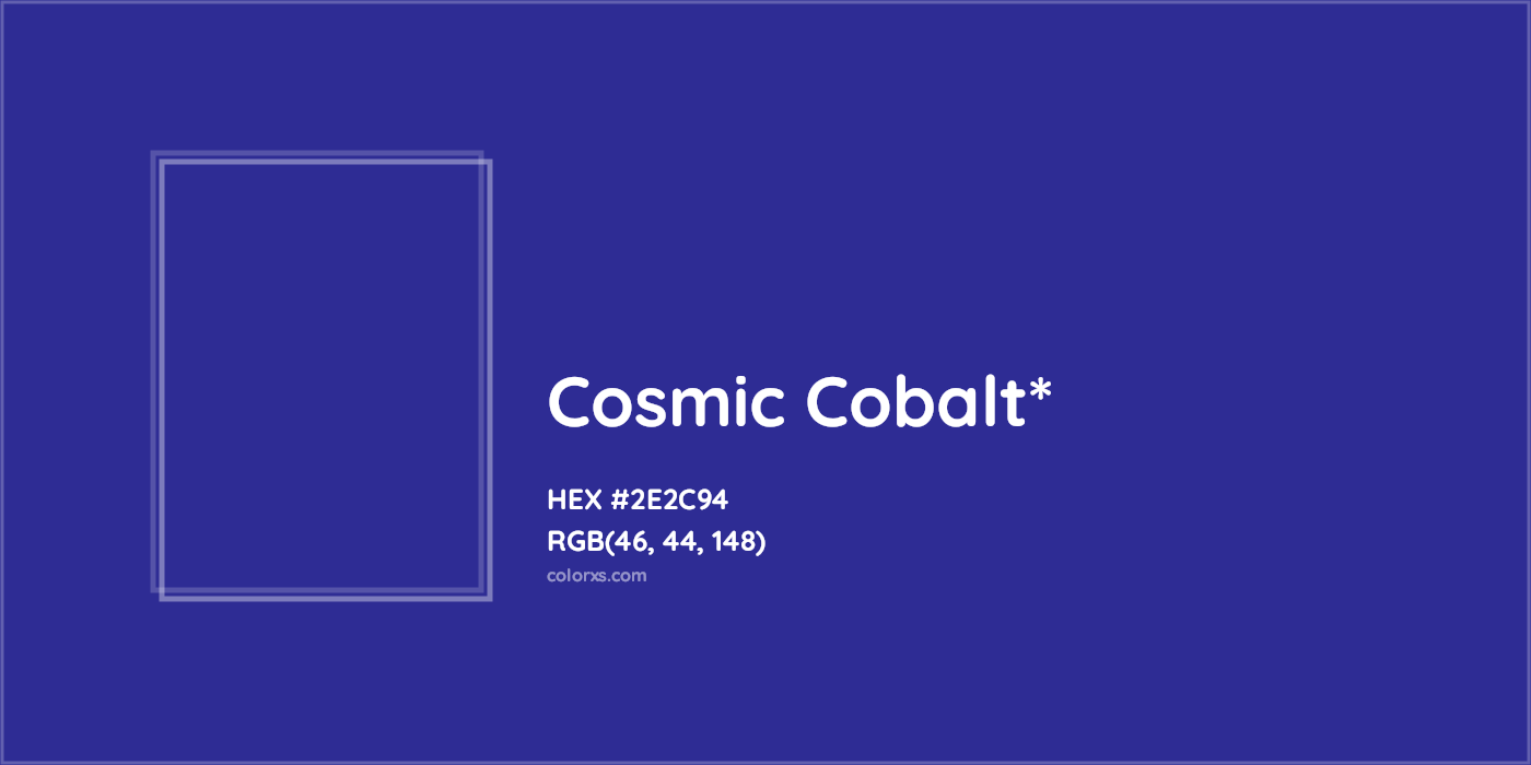 HEX #2E2C94 Color Name, Color Code, Palettes, Similar Paints, Images