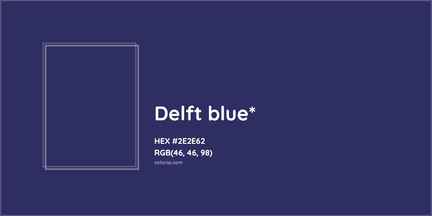 HEX #2E2E62 Color Name, Color Code, Palettes, Similar Paints, Images