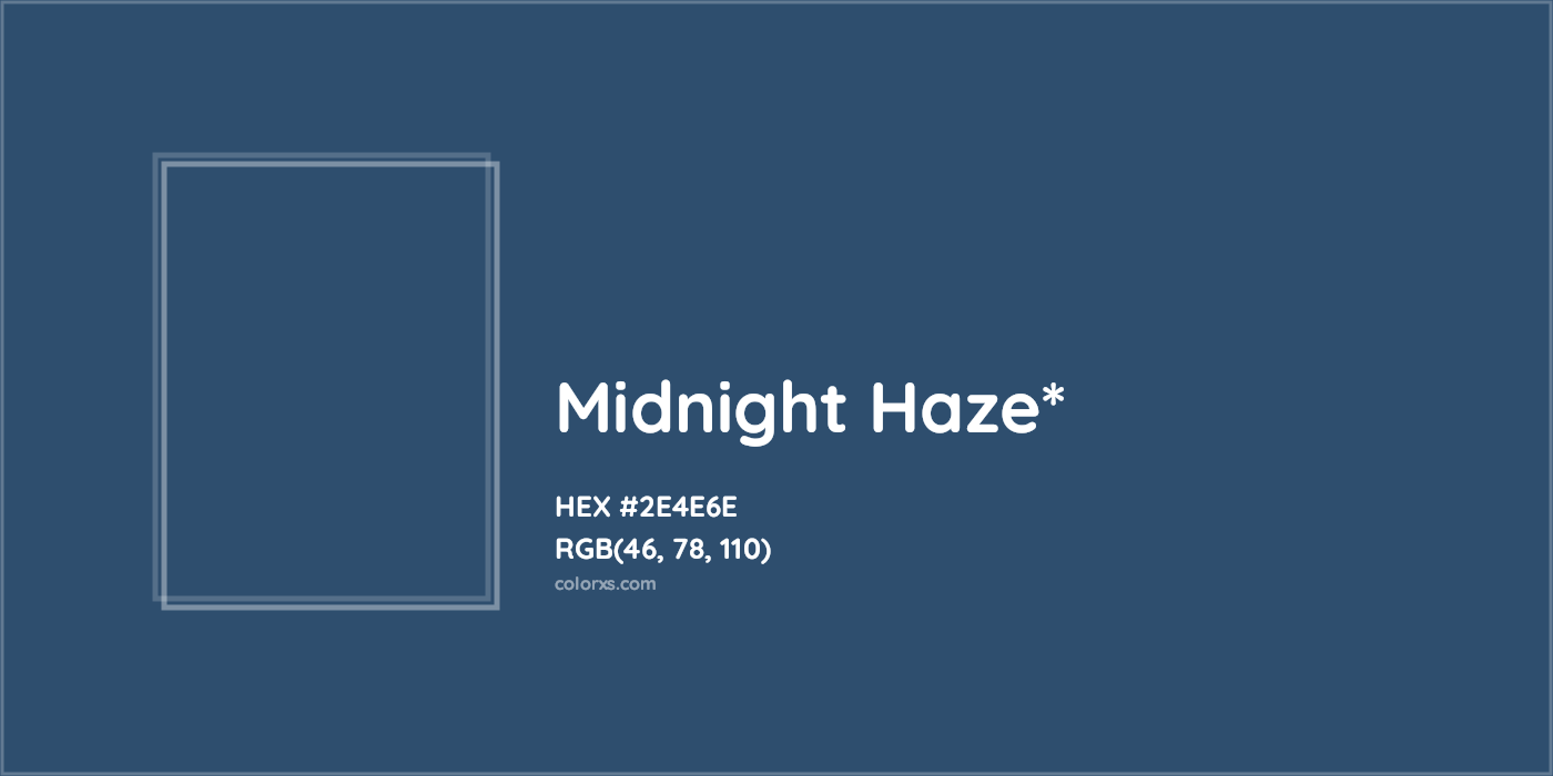 HEX #2E4E6E Color Name, Color Code, Palettes, Similar Paints, Images