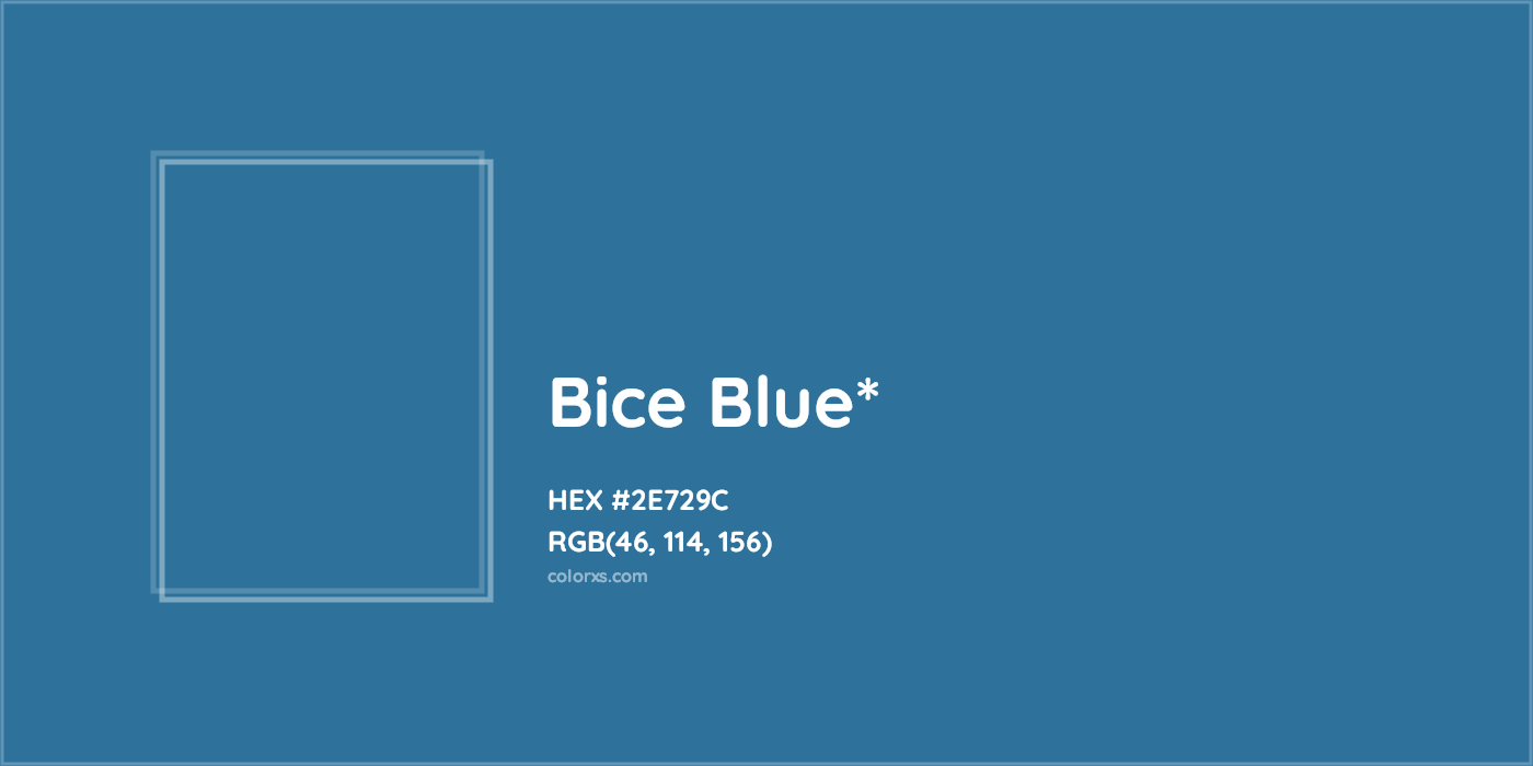 HEX #2E729C Color Name, Color Code, Palettes, Similar Paints, Images