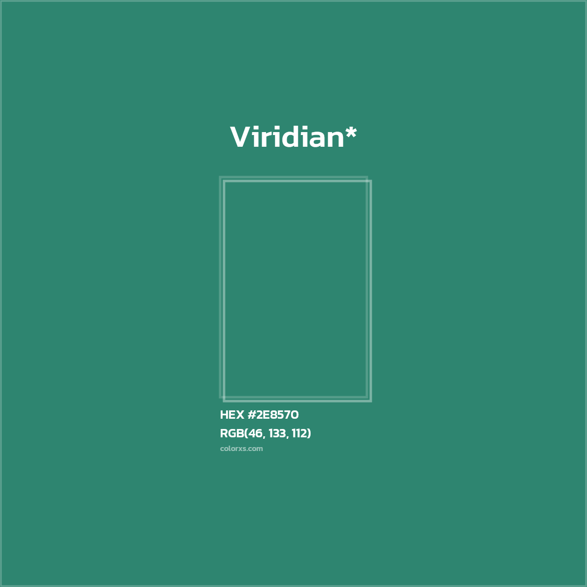 HEX #2E8570 Color Name, Color Code, Palettes, Similar Paints, Images