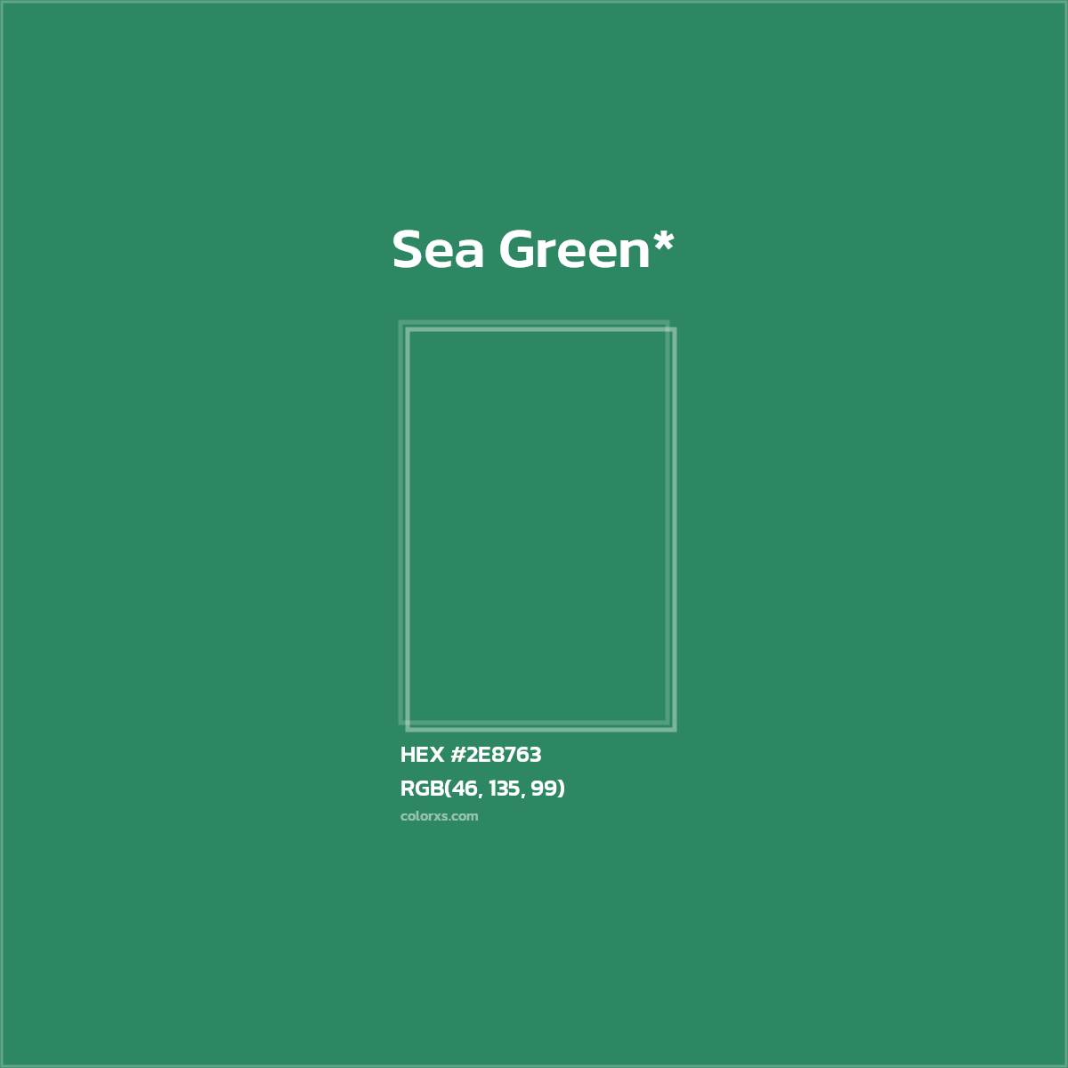 HEX #2E8763 Color Name, Color Code, Palettes, Similar Paints, Images