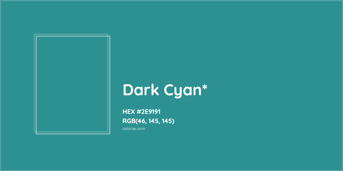 HEX #2E9191 Color Name, Color Code, Palettes, Similar Paints, Images