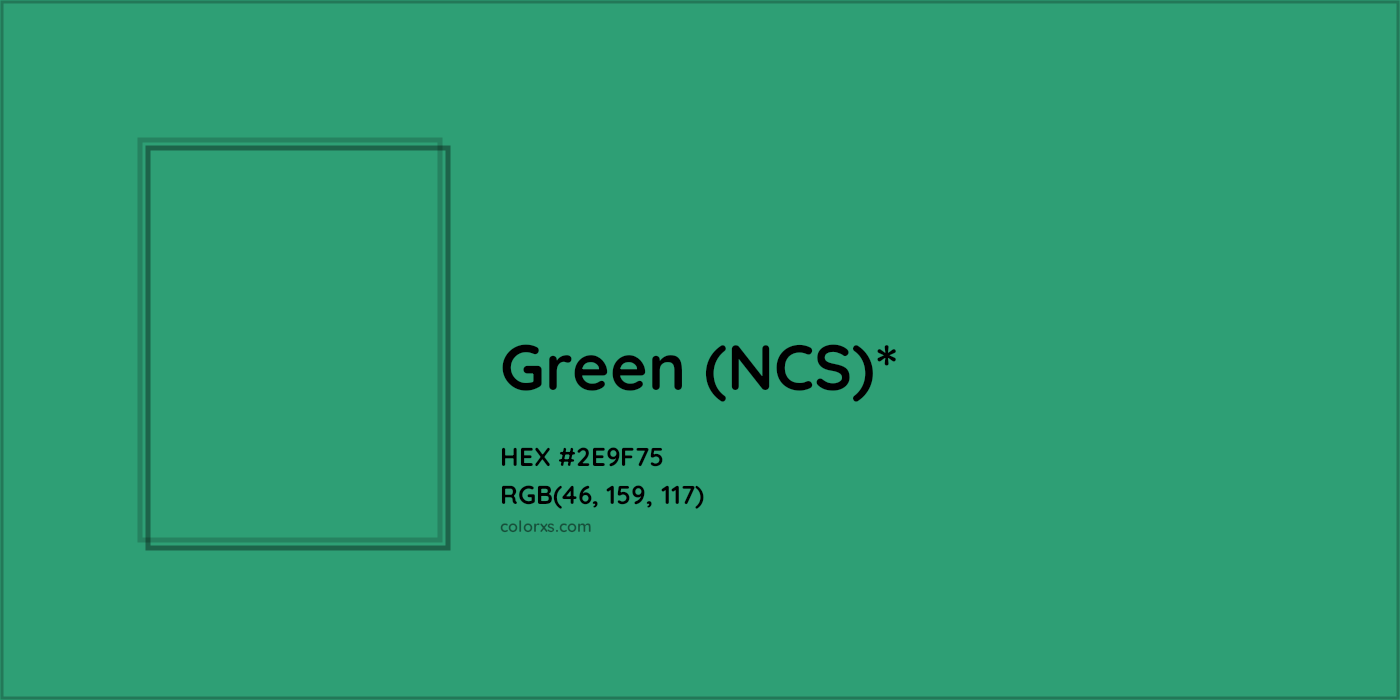 HEX #2E9F75 Color Name, Color Code, Palettes, Similar Paints, Images