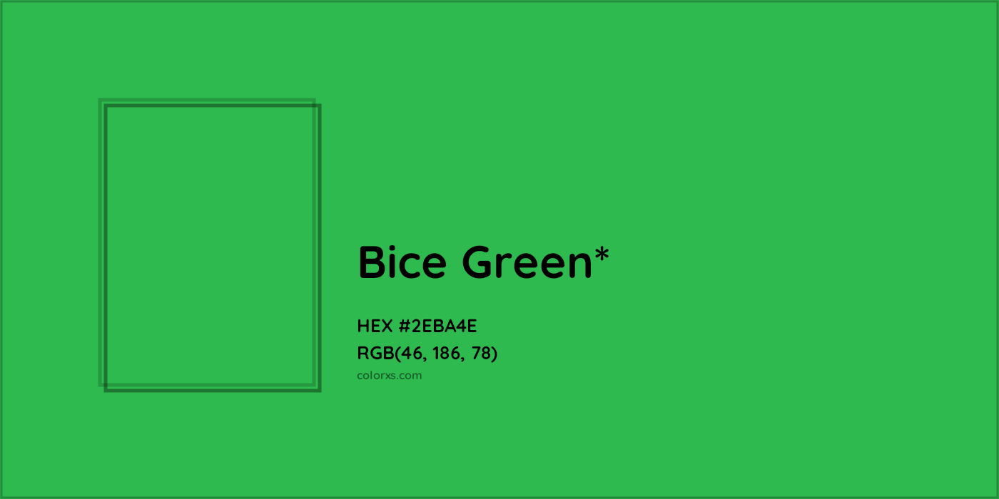 HEX #2EBA4E Color Name, Color Code, Palettes, Similar Paints, Images