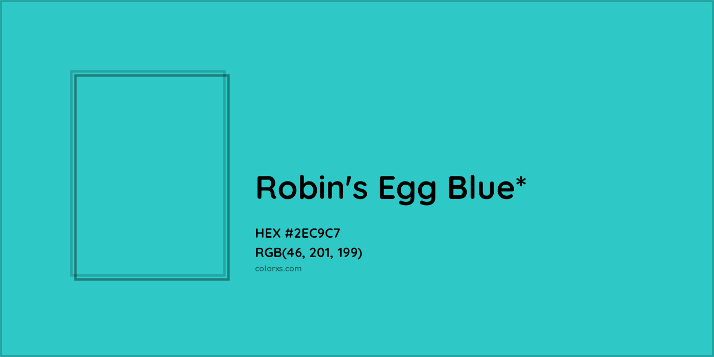 HEX #2EC9C7 Color Name, Color Code, Palettes, Similar Paints, Images