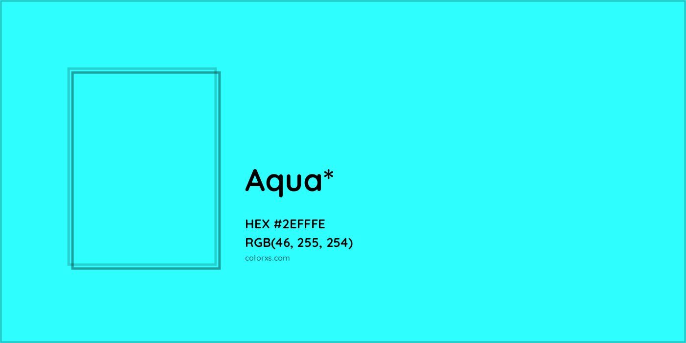 HEX #2EFFFE Color Name, Color Code, Palettes, Similar Paints, Images