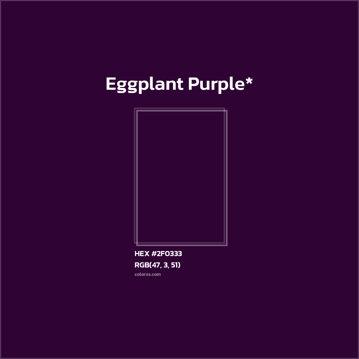 HEX #2F0333 Color Name, Color Code, Palettes, Similar Paints, Images