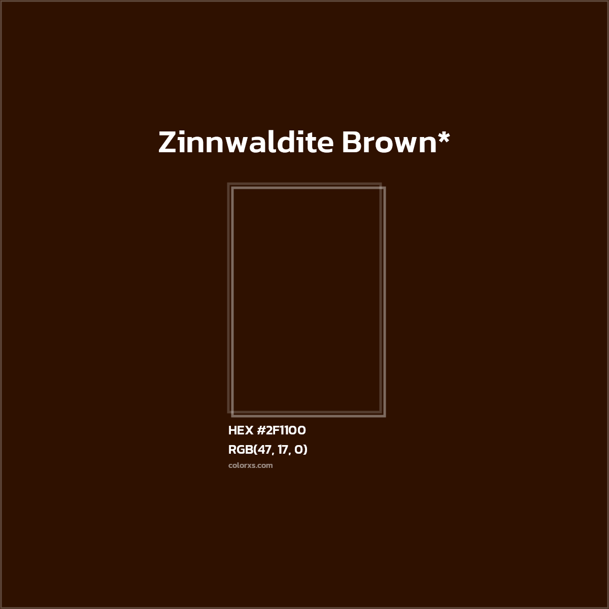 HEX #2F1100 Color Name, Color Code, Palettes, Similar Paints, Images