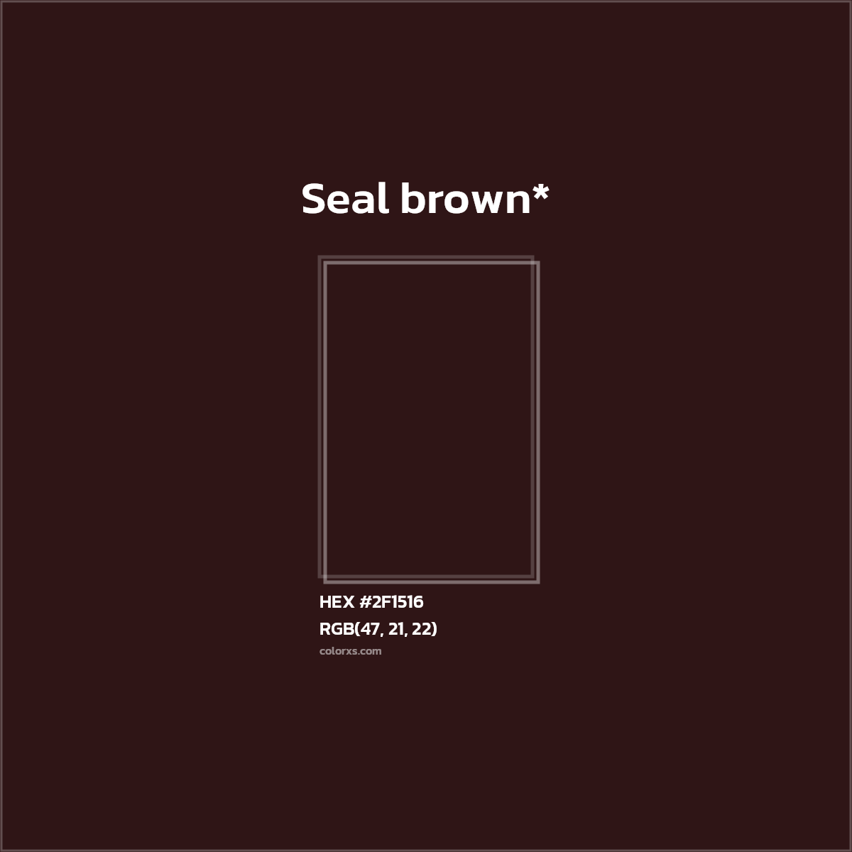 HEX #2F1516 Color Name, Color Code, Palettes, Similar Paints, Images