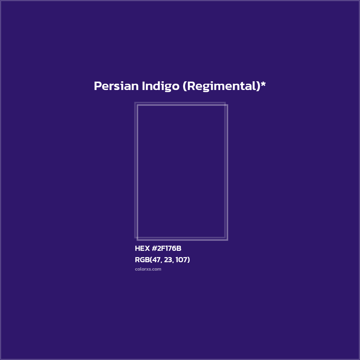 HEX #2F176B Color Name, Color Code, Palettes, Similar Paints, Images