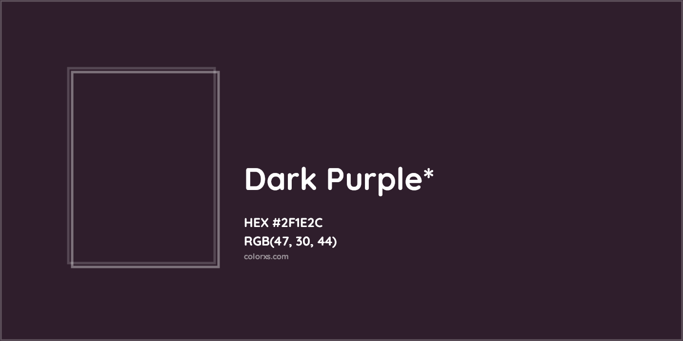 HEX #2F1E2C Color Name, Color Code, Palettes, Similar Paints, Images