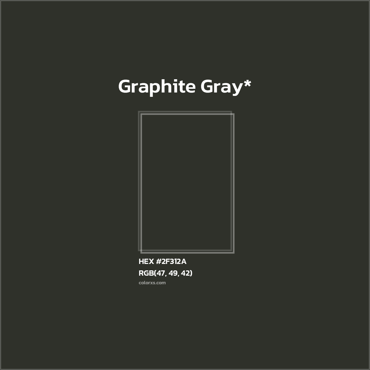 HEX #2F312A Color Name, Color Code, Palettes, Similar Paints, Images