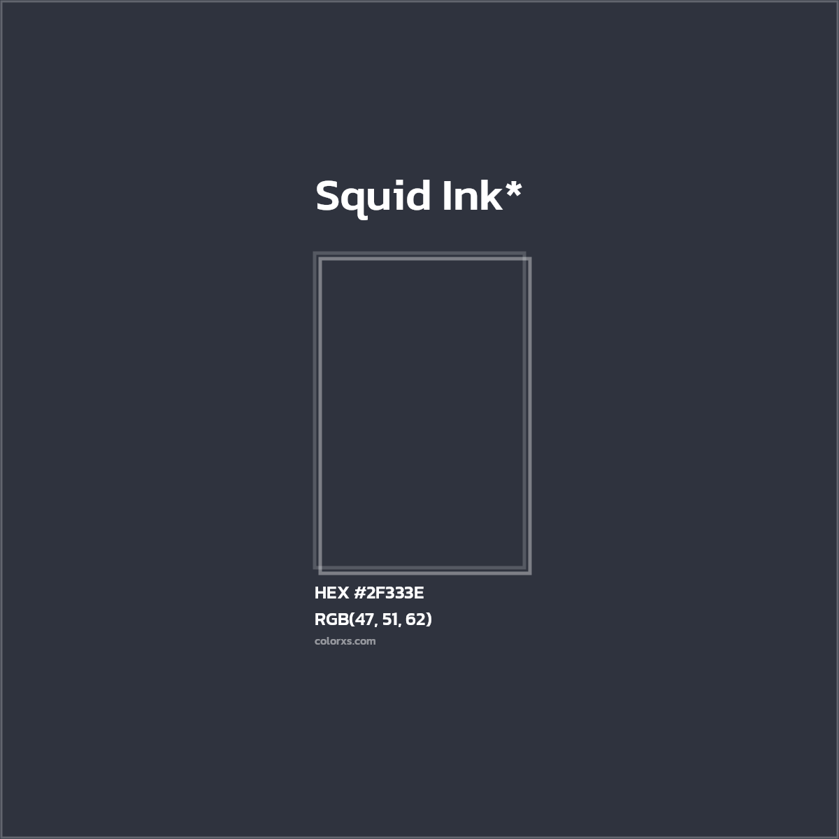 HEX #2F333E Color Name, Color Code, Palettes, Similar Paints, Images