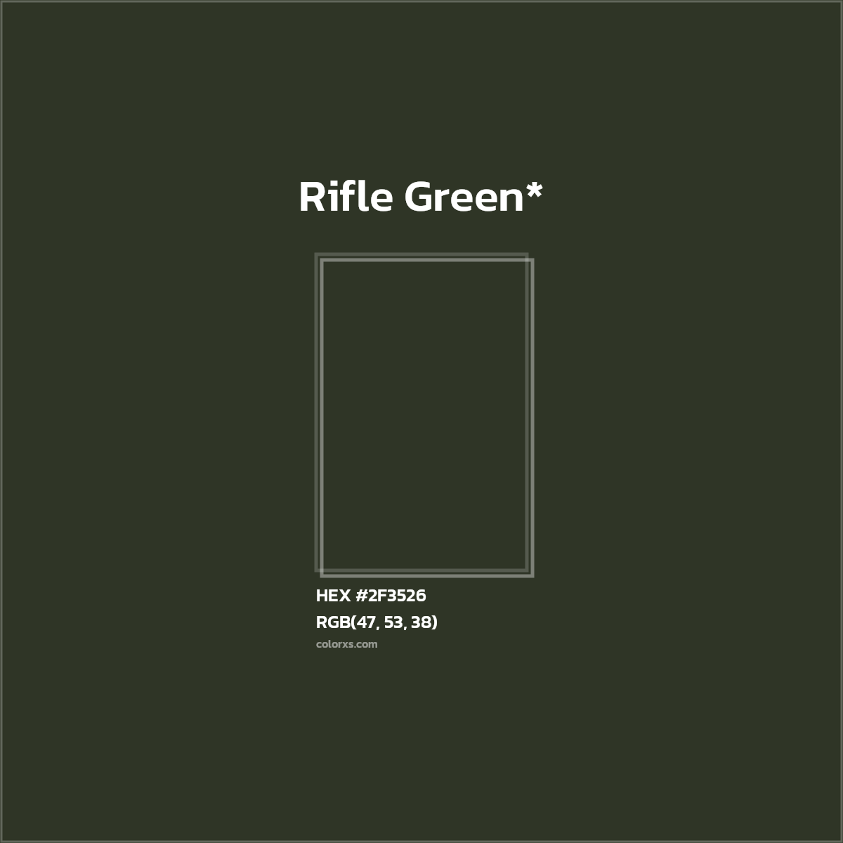 HEX #2F3526 Color Name, Color Code, Palettes, Similar Paints, Images