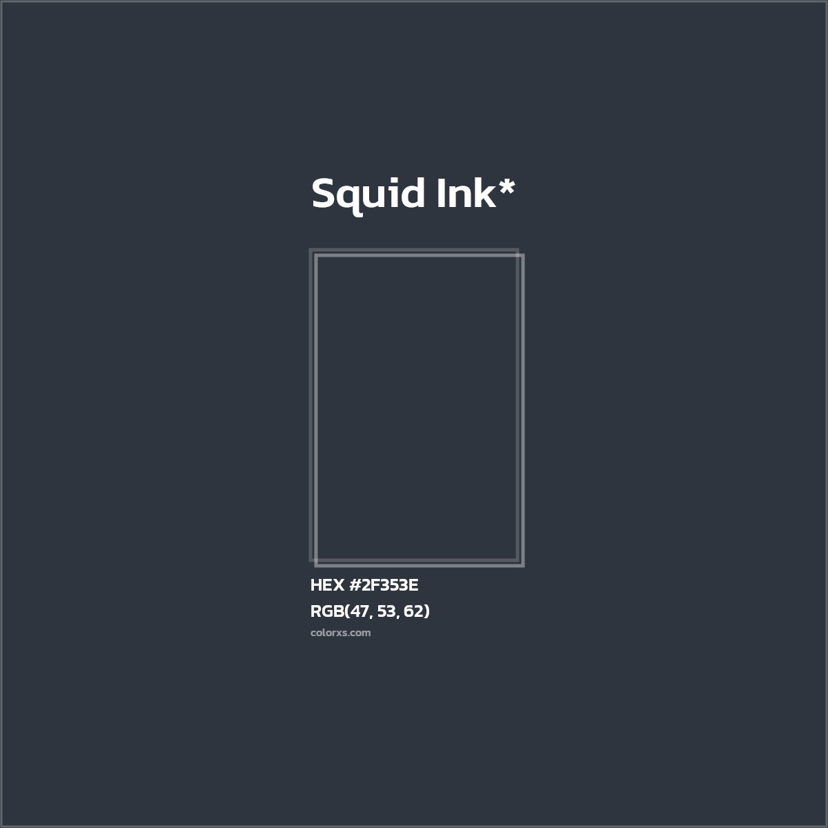 HEX #2F353E Color Name, Color Code, Palettes, Similar Paints, Images