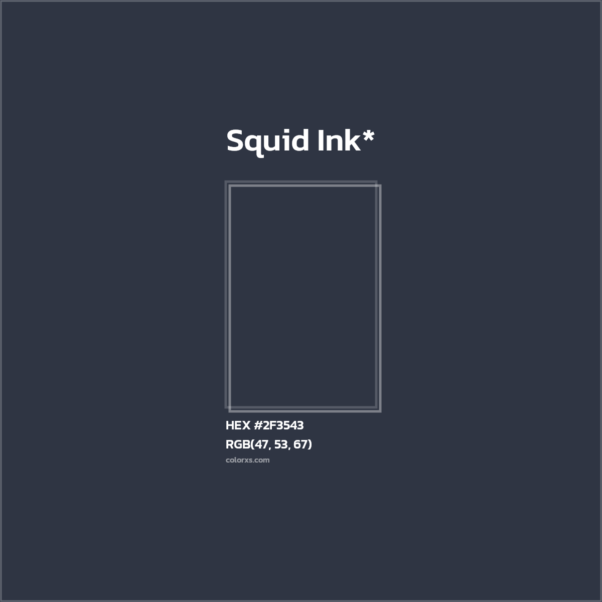 HEX #2F3543 Color Name, Color Code, Palettes, Similar Paints, Images
