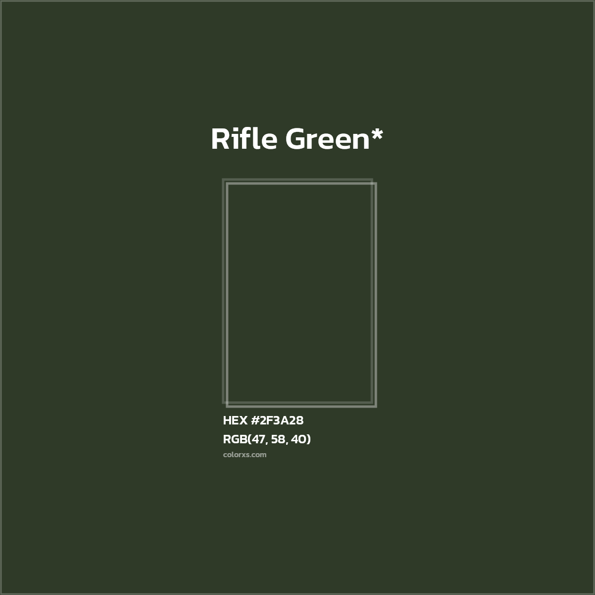 HEX #2F3A28 Color Name, Color Code, Palettes, Similar Paints, Images