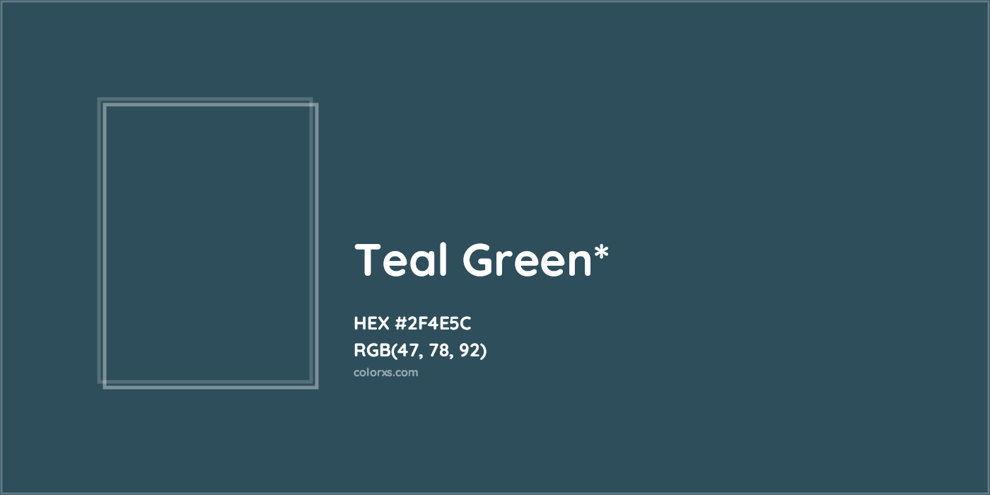 HEX #2F4E5C Color Name, Color Code, Palettes, Similar Paints, Images