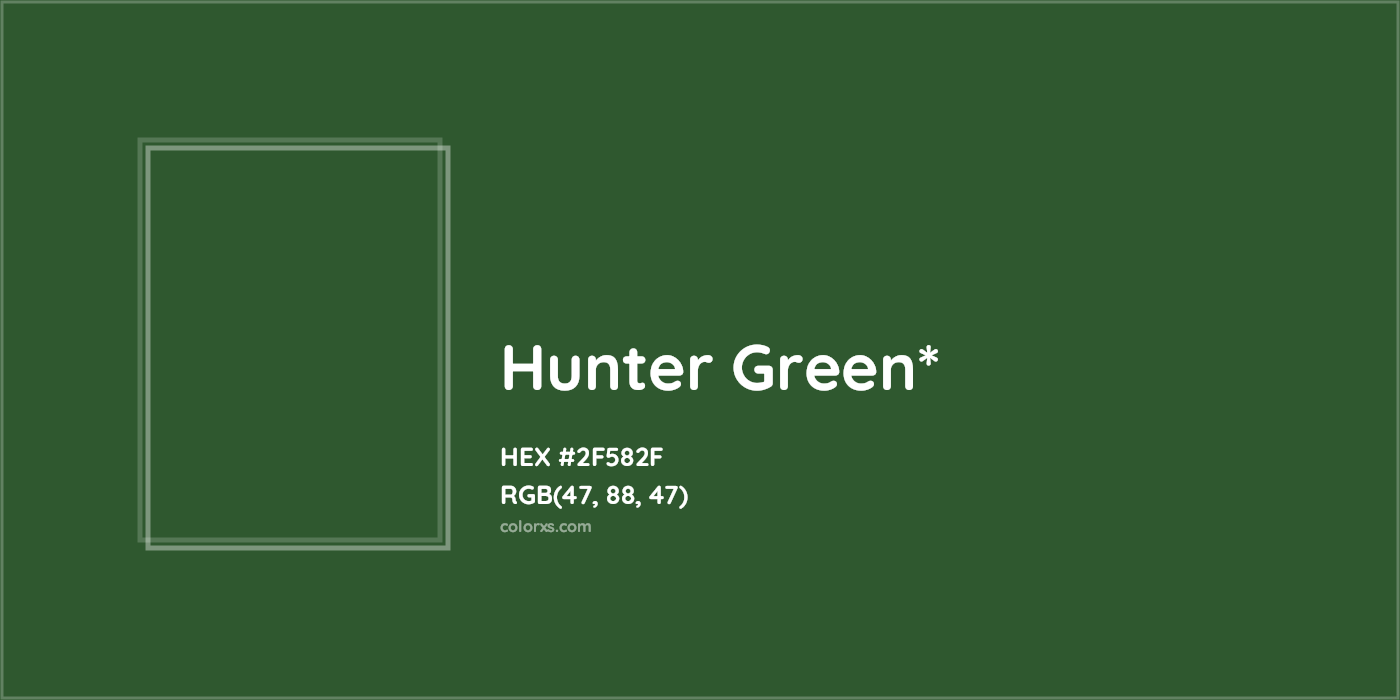 HEX #2F582F Color Name, Color Code, Palettes, Similar Paints, Images