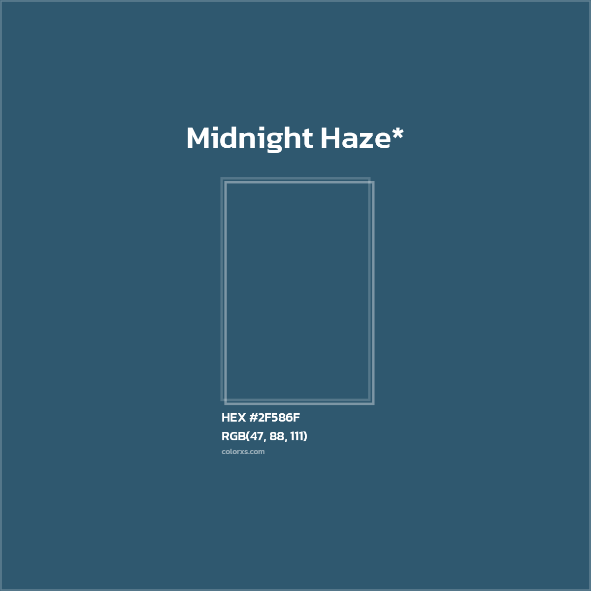 HEX #2F586F Color Name, Color Code, Palettes, Similar Paints, Images