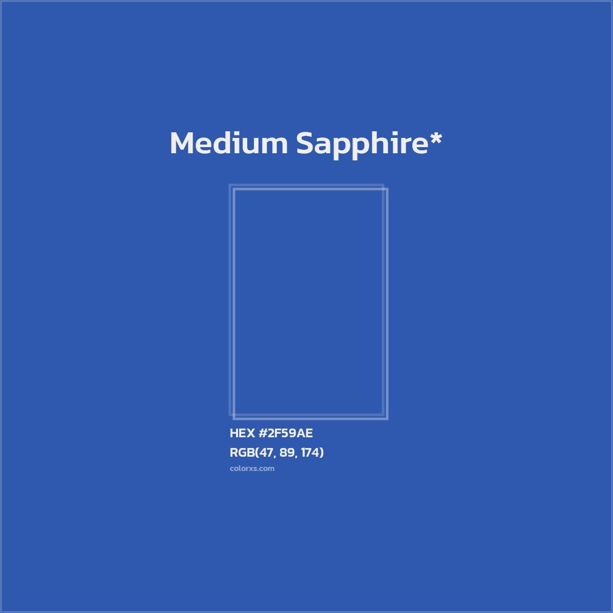 HEX #2F59AE Color Name, Color Code, Palettes, Similar Paints, Images