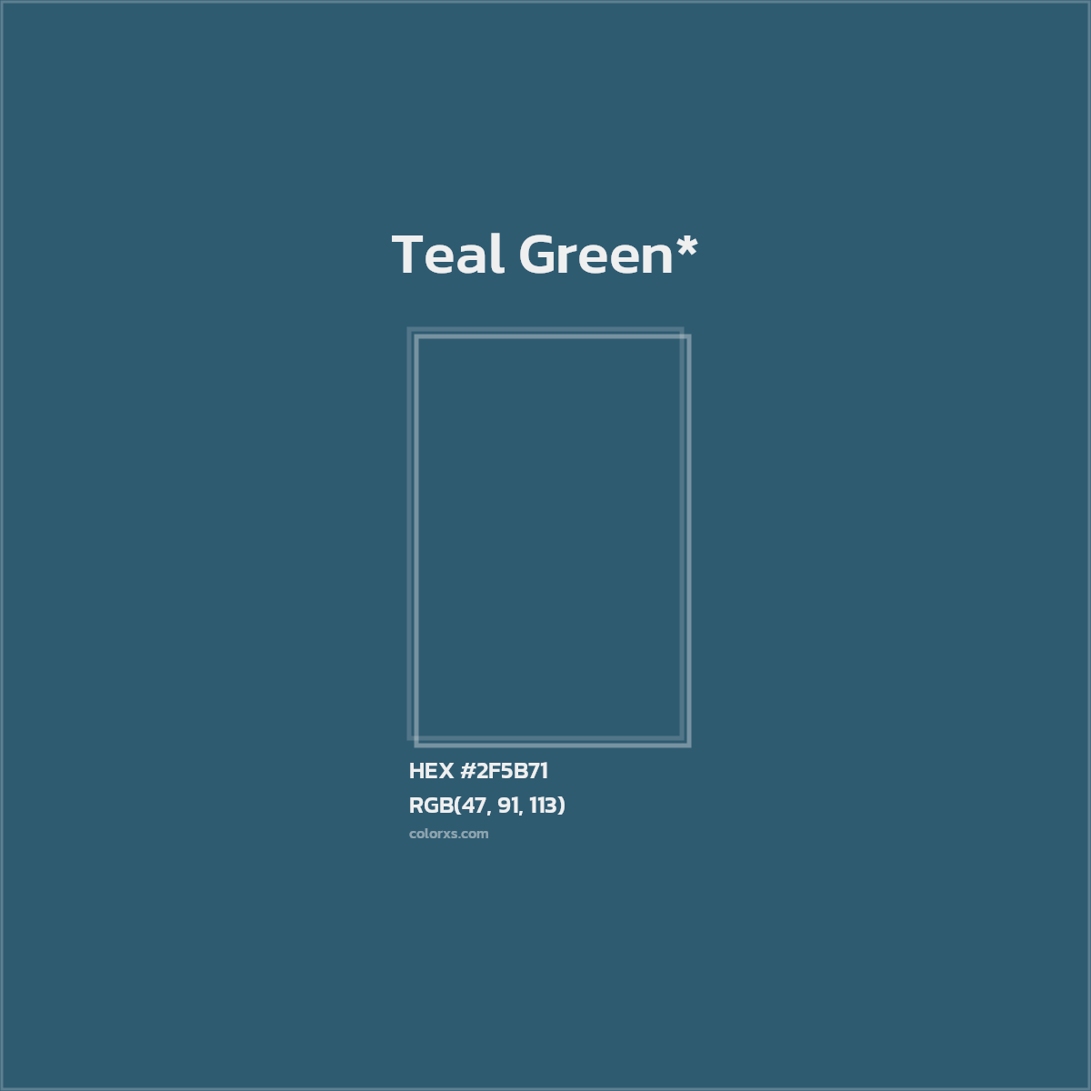 HEX #2F5B71 Color Name, Color Code, Palettes, Similar Paints, Images