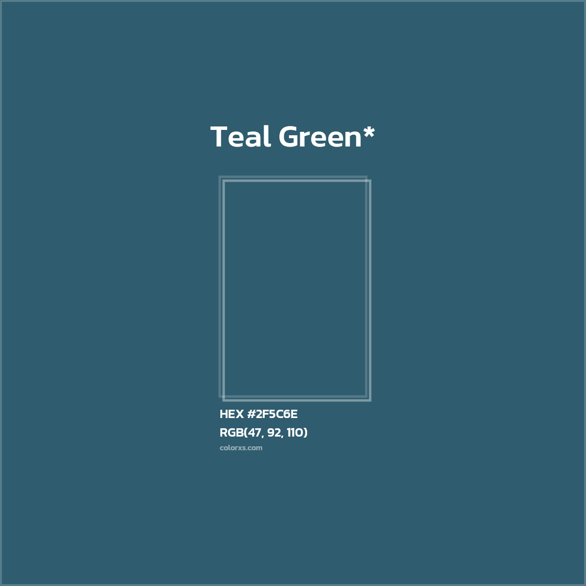 HEX #2F5C6E Color Name, Color Code, Palettes, Similar Paints, Images