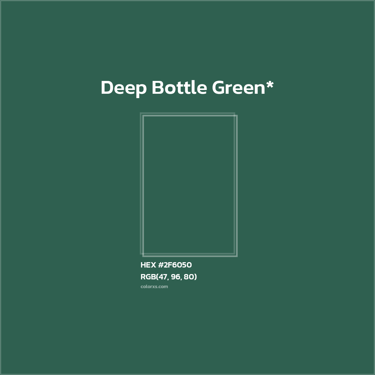 HEX #2F6050 Color Name, Color Code, Palettes, Similar Paints, Images