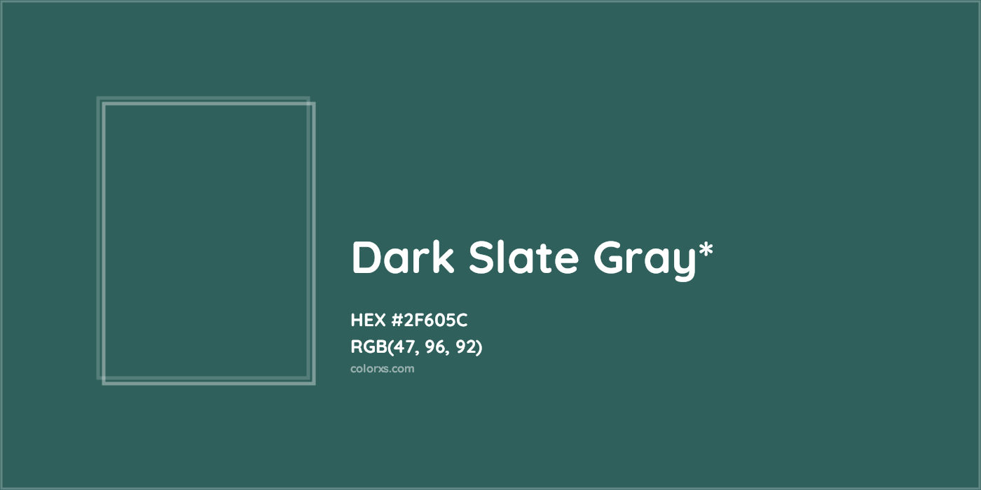 HEX #2F605C Color Name, Color Code, Palettes, Similar Paints, Images