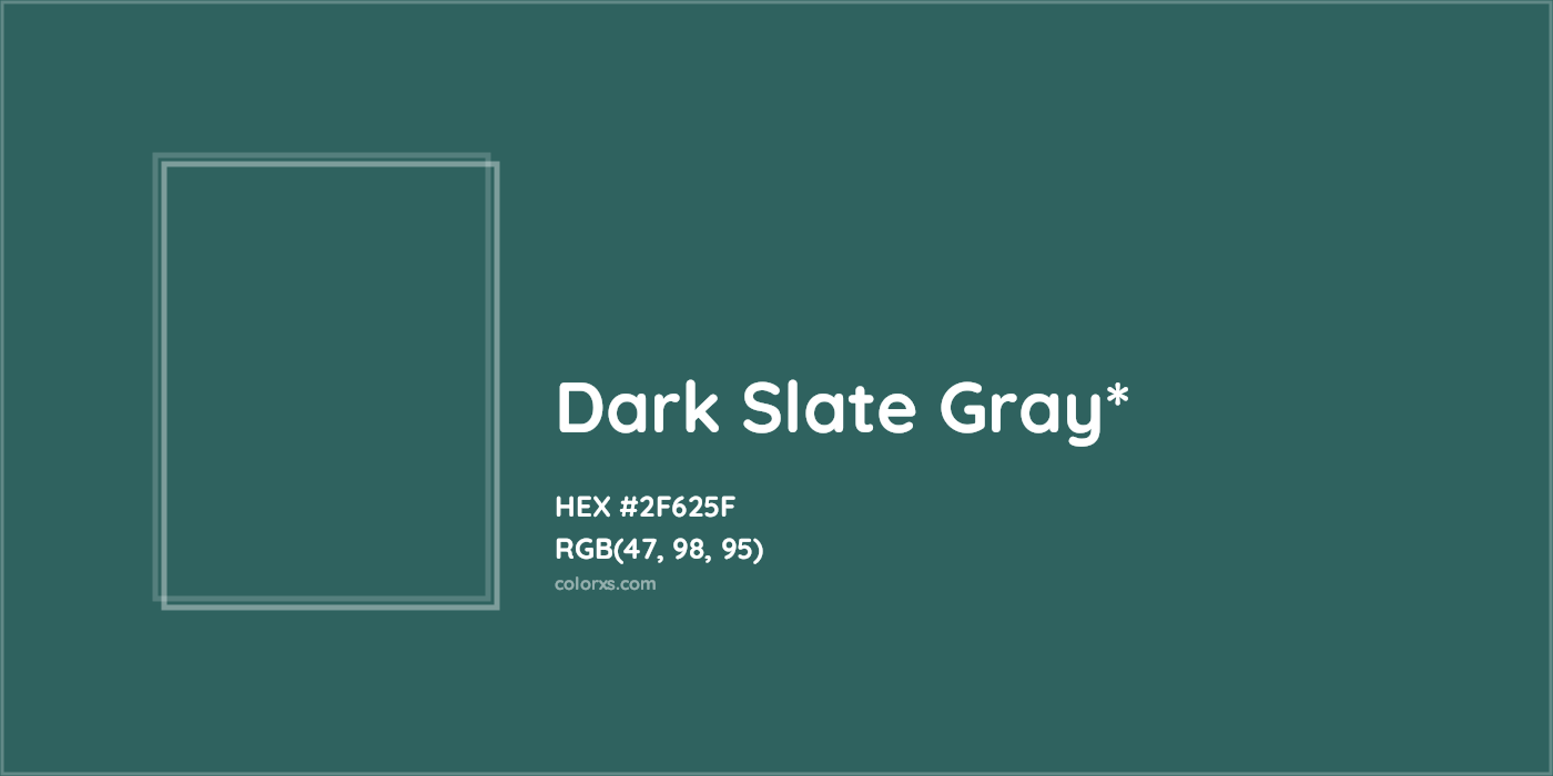 HEX #2F625F Color Name, Color Code, Palettes, Similar Paints, Images