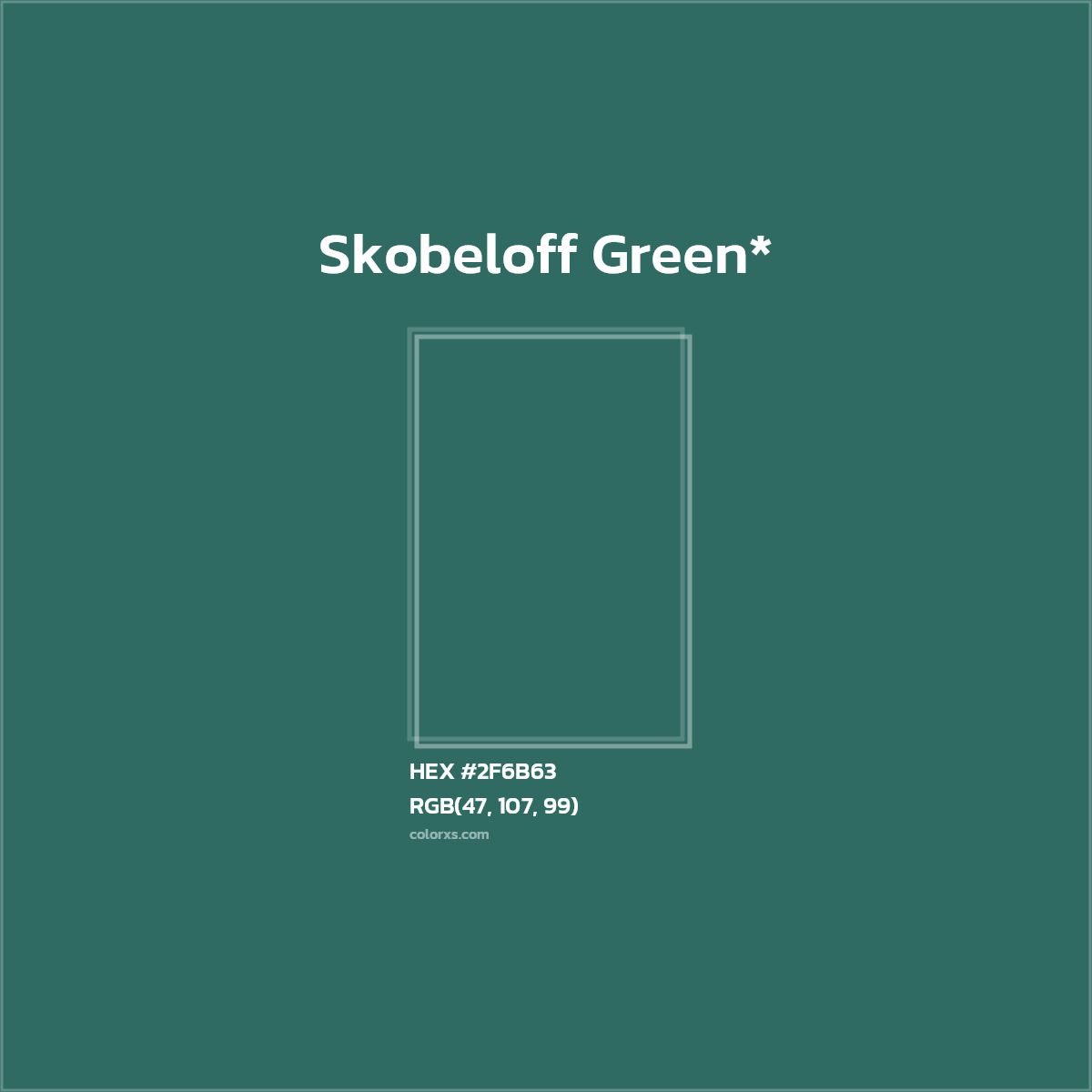 HEX #2F6B63 Color Name, Color Code, Palettes, Similar Paints, Images