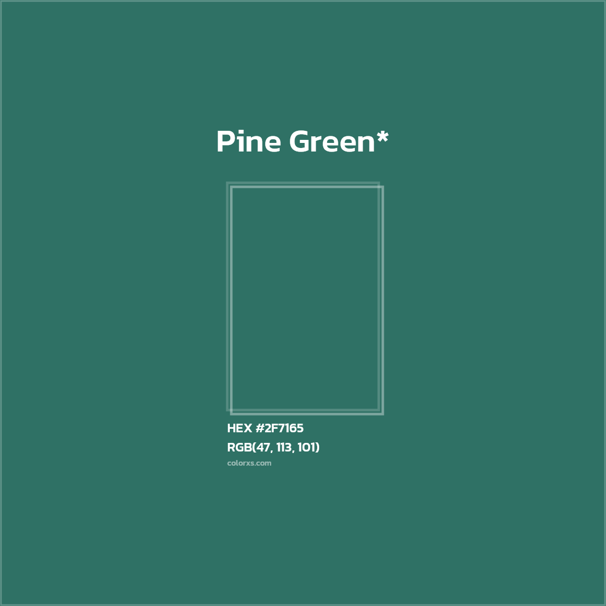 HEX #2F7165 Color Name, Color Code, Palettes, Similar Paints, Images