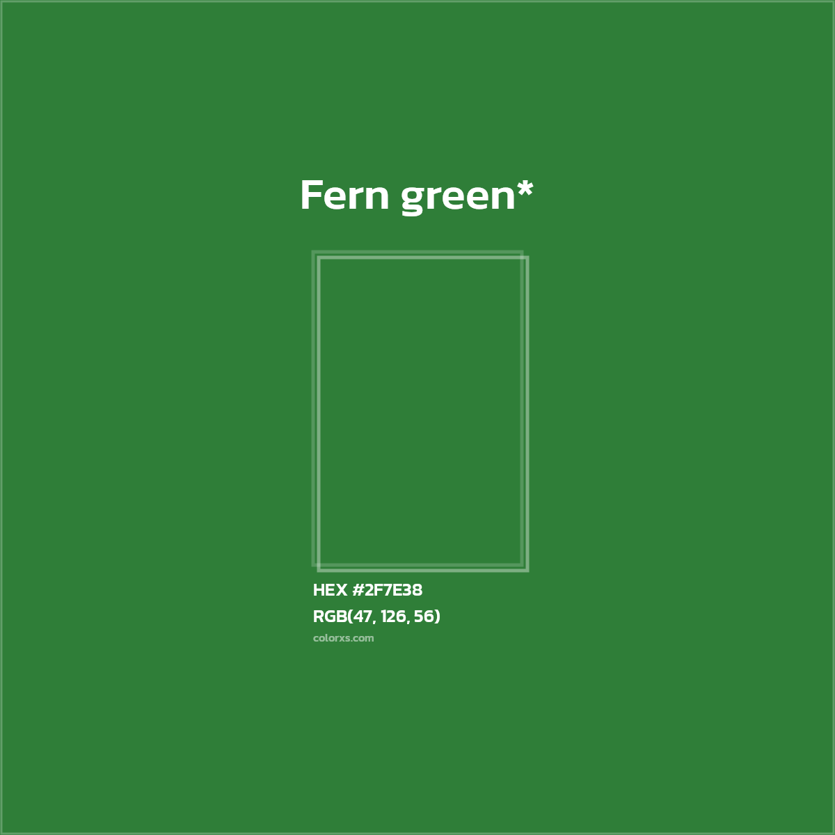 HEX #2F7E38 Color Name, Color Code, Palettes, Similar Paints, Images
