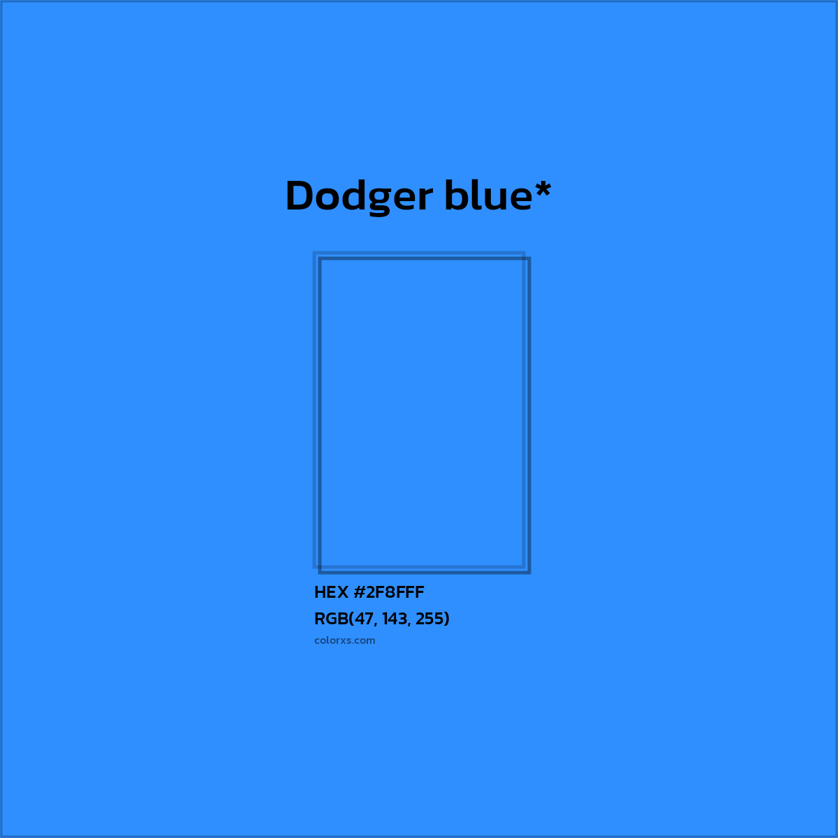 HEX #2F8FFF Color Name, Color Code, Palettes, Similar Paints, Images