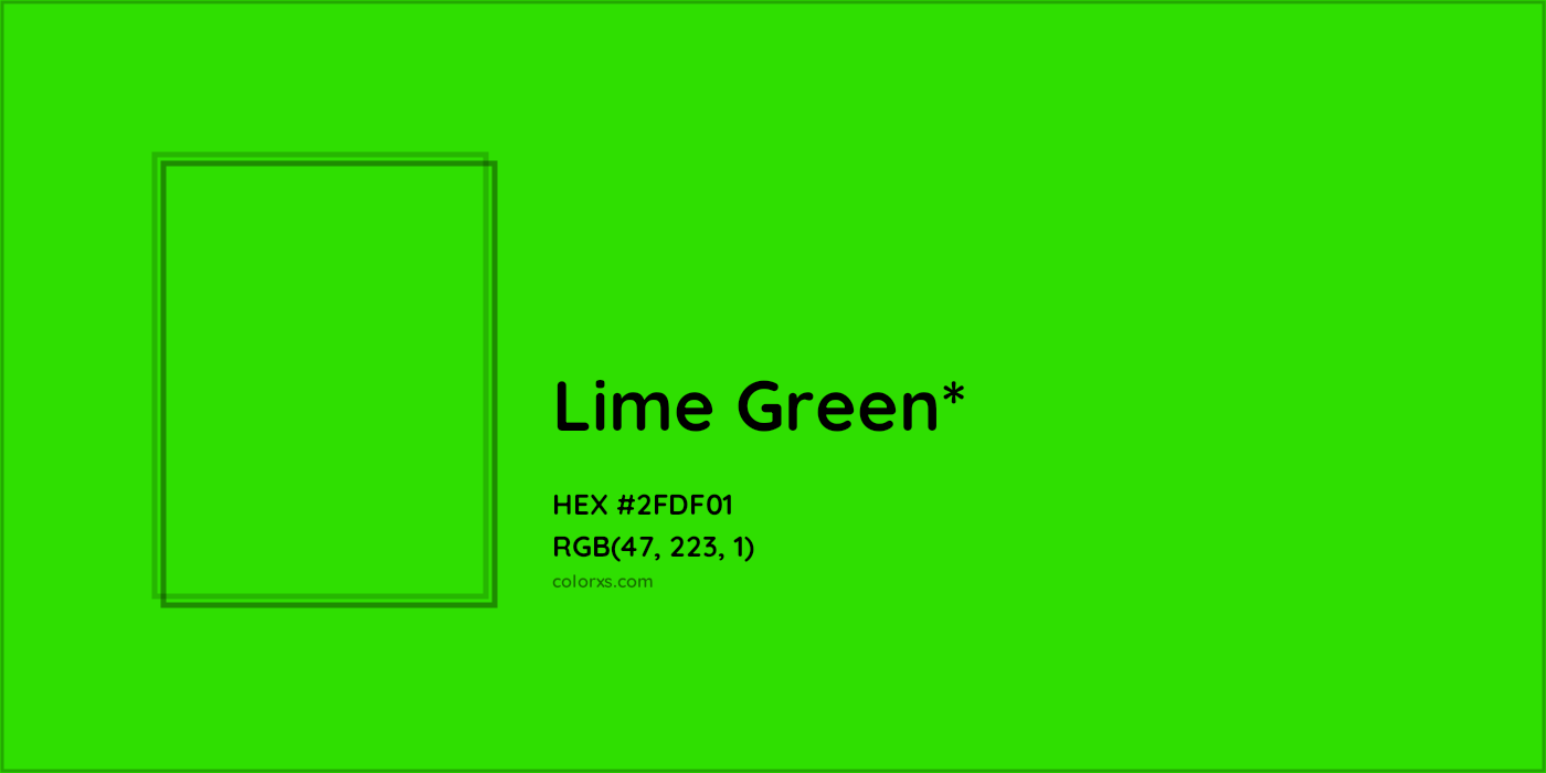 HEX #2FDF01 Color Name, Color Code, Palettes, Similar Paints, Images