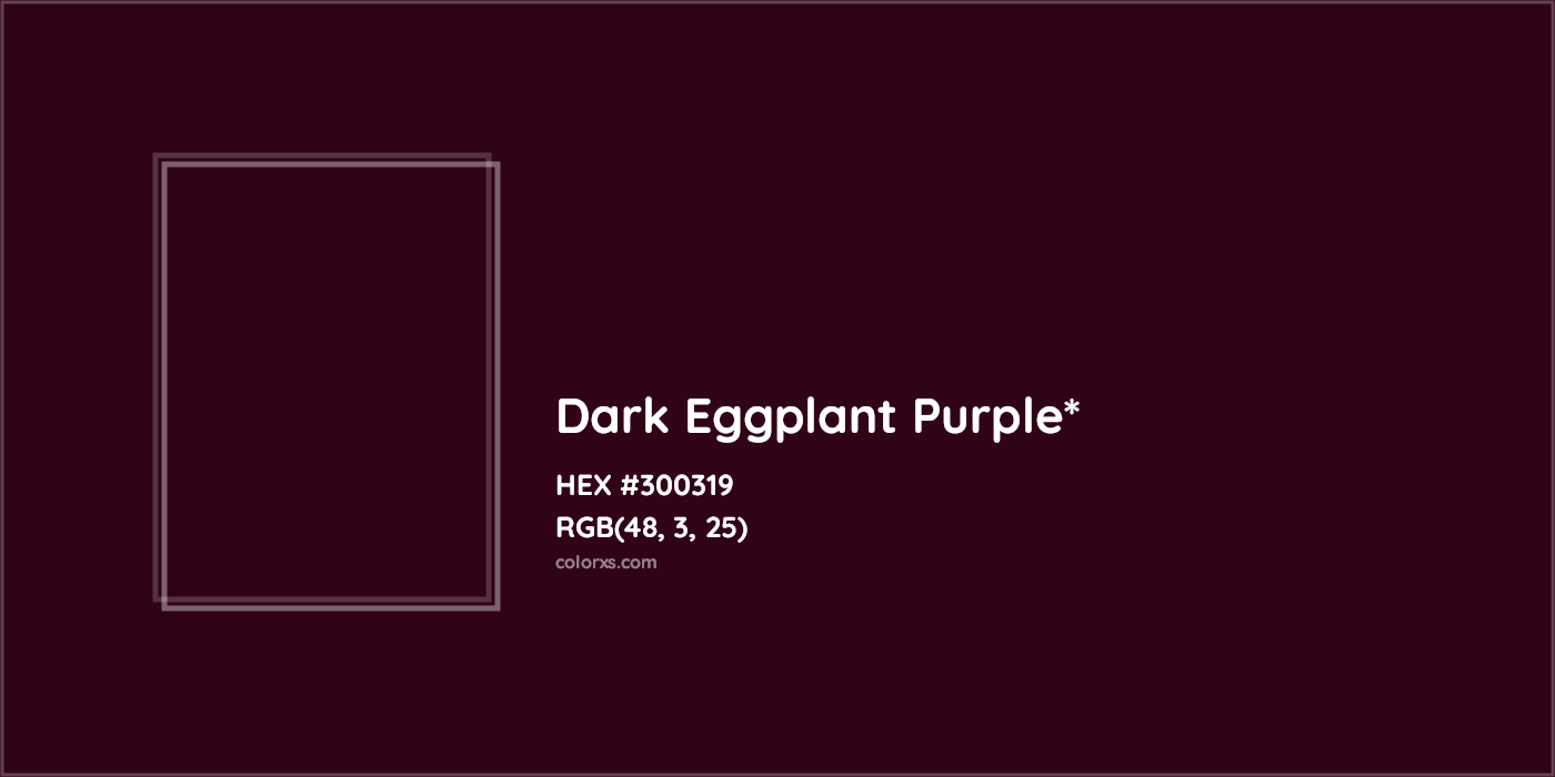 HEX #300319 Color Name, Color Code, Palettes, Similar Paints, Images
