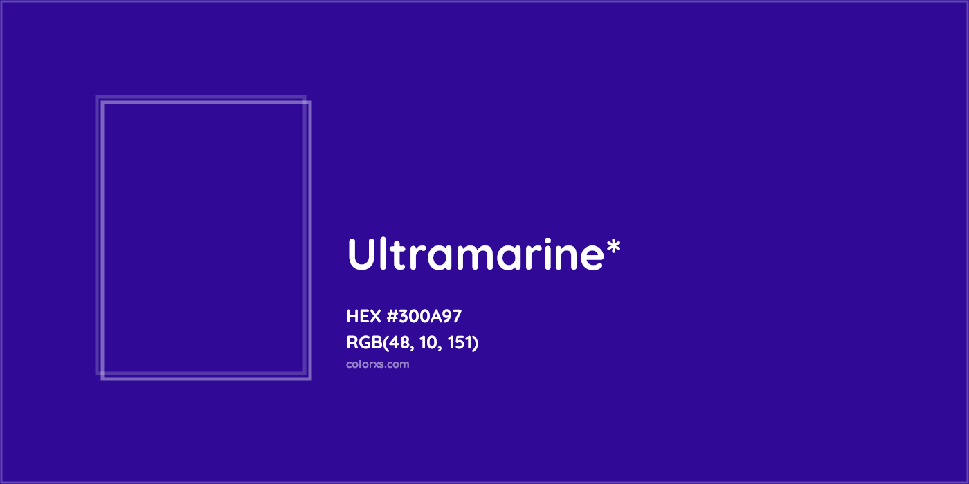 HEX #300A97 Color Name, Color Code, Palettes, Similar Paints, Images