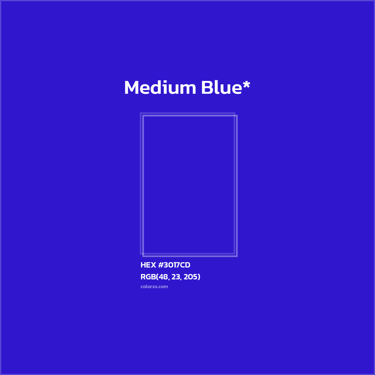HEX #3017CD Color Name, Color Code, Palettes, Similar Paints, Images