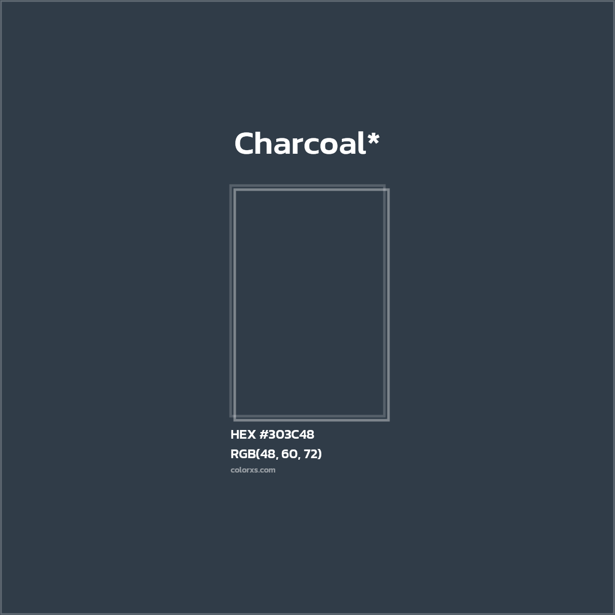 HEX #303C48 Color Name, Color Code, Palettes, Similar Paints, Images