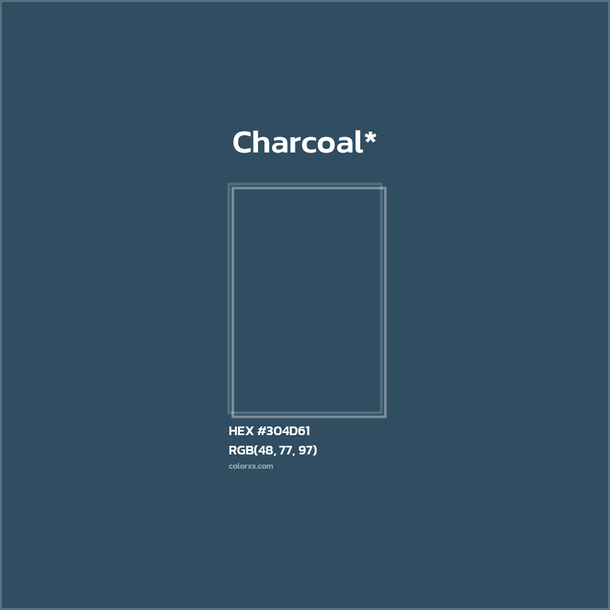 HEX #304D61 Color Name, Color Code, Palettes, Similar Paints, Images