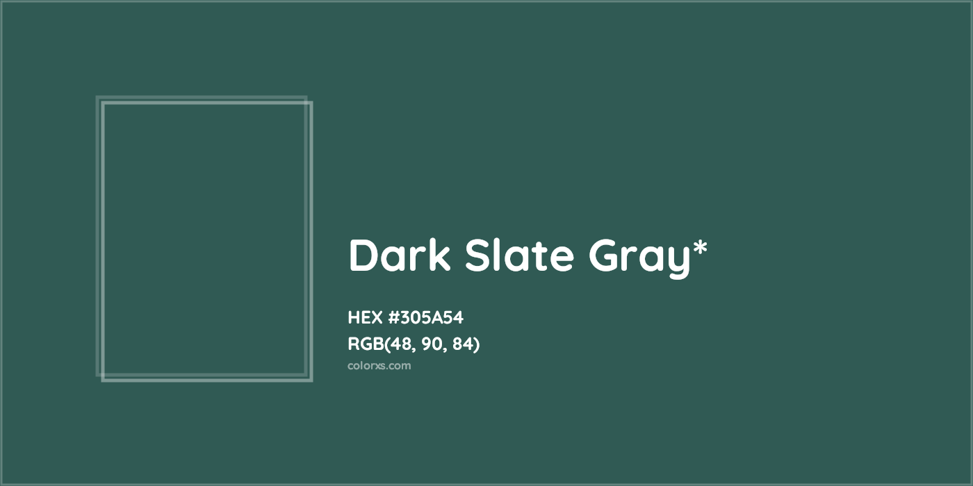 HEX #305A54 Color Name, Color Code, Palettes, Similar Paints, Images